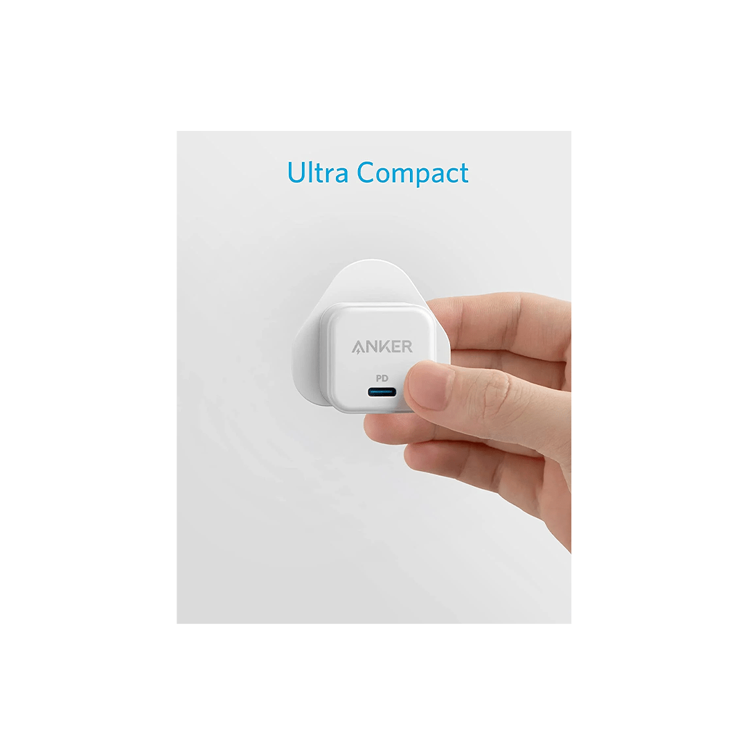 Anker Powerport III Cube Adapter With Type C to Lighting Cable - White in Qatar Anker Powerport III Cube Adapter With Type C to Lighting Cable - White in Qatar